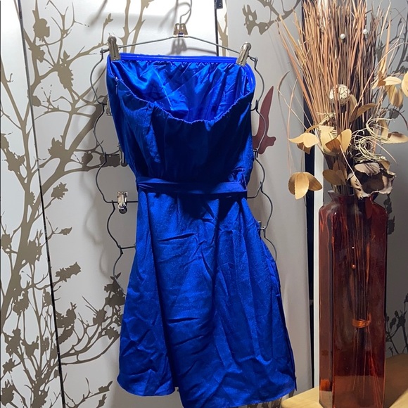 Express Blue Cocktail Dress - Picture 6 of 9